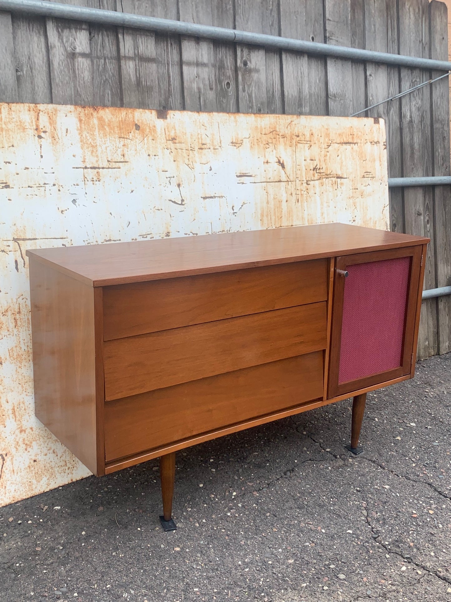 6 Drawer Repurposed Lowboy --> Media Center/Multi-functional Cabinet