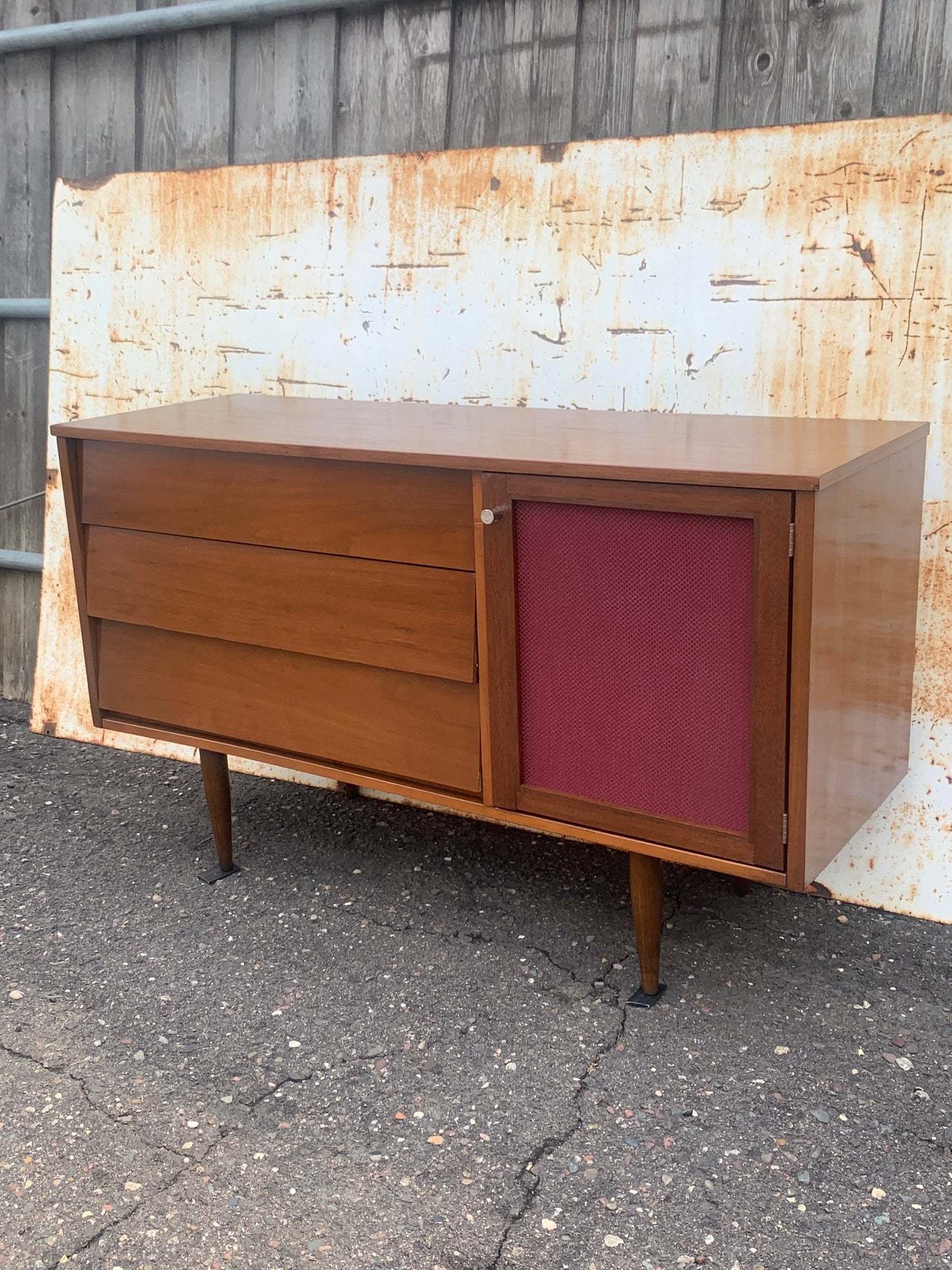 6 Drawer Repurposed Lowboy --> Media Center/Multi-functional Cabinet